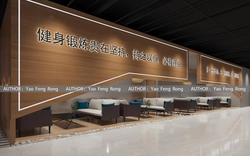 甘肅蘭州動(dòng)嵐健身加盟店裝修效果圖展示