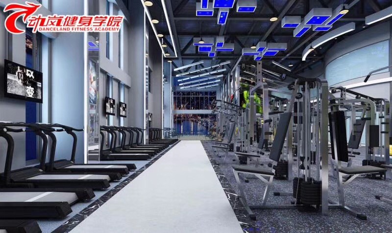 動(dòng)嵐健身融匯半島健身房加盟店裝修風(fēng)格展示